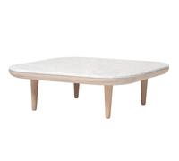 &TRADITION table basse FLY SPACE COPENHAGEN SC4 (Blanc / Blanc Carrara - Chêne massif huilé / Marbre)