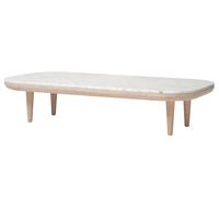 &TRADITION table basse FLY SPACE COPENHAGEN SC5 (Blanc / Blanc Carrara - Chêne massif huilé / Marbre)
