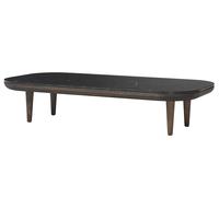 &TRADITION table basse FLY SPACE COPENHAGEN SC5 (Fumé / Noir Marquina - Chêne massif huilé / Marbre)
