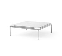 &Tradition Table basse LN13 Sett Bianco carrara-dark chrome