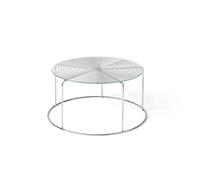 &Tradition Table basse Wire VP17 Acier inoxydable-verre. Ø74x36 cm