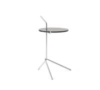&Tradition Table d'appoint Halten SH9 Smoked glass-stainless steel