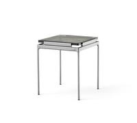 &Tradition Table d'appoint LN11 Sett Smoked cast glass-dark chrome
