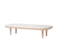&Tradition Table Fly SC5 Chêne huilé clair + marbre blanc