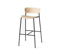 &Tradition Tabouret de bar Pavilion AV9 chêne laqué. structure en acier