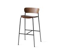 &Tradition Tabouret de bar Pavilion AV9 noyer laqué. structure en acier