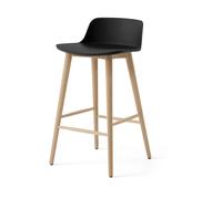 &Tradition Tabouret de bar Rely HW118 Black-chêne laqué. 65 cm