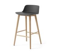 &Tradition Tabouret de bar Rely HW118 Stone grey-chêne laqué. 65 cm