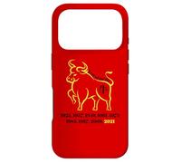 Traditional Art Chinese New Year 2021 Year of The Ox Coque pour iPhone 17 Pro