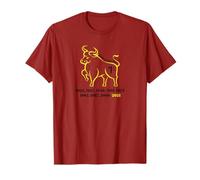 Traditional Art Chinese New Year 2021 Year of The Ox T-Shirt
