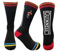 Traditional Craft Guinness - Chaussettes noires avec badge Toucan multicolore - G9402-6/11