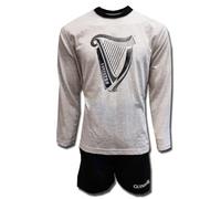 Traditional Craft Limited Pyjama Guinness Harpe Gris et Noir, gris, L