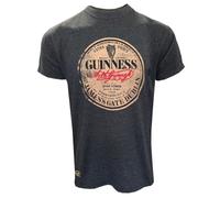 Traditional Craft T-shirt pour Hommes Irlande Manches Courtes Anthracite Couleur Vintage, L