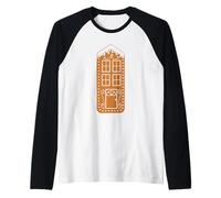 Traditional Gingerbread Christmas - Matching Family Cartoon Manche Raglan