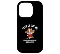Traditional Happy Chinese New Year 2021 Year of the Ox Coque pour iPhone 14 Pro