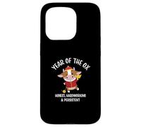 Traditional Happy Chinese New Year 2021 Year of the Ox Coque pour iPhone 15 Pro
