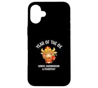 Traditional Happy Chinese New Year 2021 Year of the Ox Coque pour iPhone 16 Plus