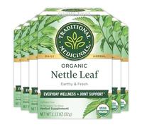 Traditional Medicinals Organic Nettle Leaf Tea, 16 Tea Bags (Pack of 6)