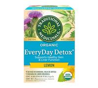 Traditional Medicinals Organic Tea Lemon EveryDay Detox 16 Tea Bags 223121, 16 sacs