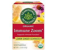 Traditional Medicinals Thé, Bio Immunitaire Zoom Citron Gingembre, Soutient la fonction immunitaire, 16 sachets de thé
