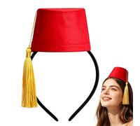 Traditional Turkish Hat - Comfort Felt Traditional Outfit Headband | Men Turkish Hat for Party New Year Daily Outdoor Thanksgiving Holiday Birthday Home Stage Performance