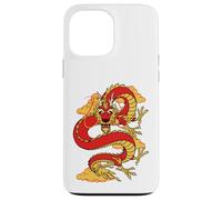 Traditional Zodiac Lucky Red Oriental Chinese Dragon Coque pour iPhone 13 Pro Max