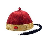 Traditionnel Accompagné d'une Tresse Symbole D'Empereur en Satin Doux Accessoire Asiatique pour Carnaval Costume Adulte Adolescent Ada, Style F