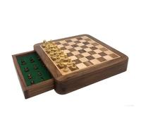 Traditionnel Echiquier Tiroir 25cm Roi 45mm