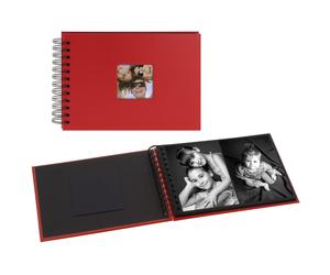 traditionnel FUN - 20 pages noires - 40 photos - Couverture Rouge 23x17cm + fenêtre