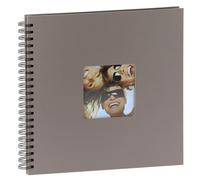 traditionnel FUN - 50 pages noires - 200 photos - Couverture Taupe 30x30cm + fenêtre