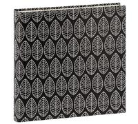 traditionnel LA FLEUR JUMBO - 100 pages blanches + feuillets cristal - 400 photos - Couverture Noire 30x30cm