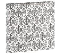 traditionnel LA FLEUR JUMBO - 100 pages noires + feuillets cristal - 400 photos - Couverture Blanche 30x30cm