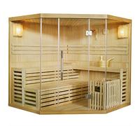 Traditionnel sauna finlandais espoo/200 x 200 cm - 8 kW