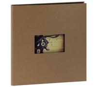 traditionnel STUDIO - 60 pages noires - 300 photos - Couverture Kraft 33x34cm + fenêtre