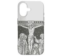 Traditionnelle catholique missale Roman de Jésus Crucifixion Coque pour iPhone 17