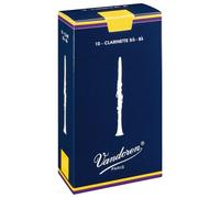 Vandoren Anches pour clarinette Sib Traditionelle CR101 Boîte de 10 Force 1