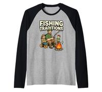 Traditions de pêche Famille Tradition Voyage Père Fils Enfants Out Manche Raglan