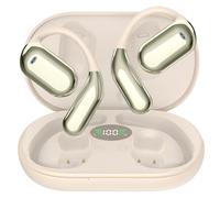 Traducteur alimenté par l'IA | Écouteurs ultra ouverts avec technologie de conduction osseuse - Casque Bluetooth étanche pour fitness et course à pied, basses profondes, ajustement sécurisé pour les