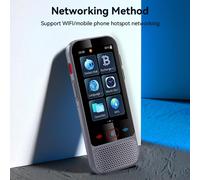 Traducteur de langue appareil interprète de langue portable en 139 soutien de traduction étranger texte/photo traduire hors ligne chinois/anglais/japonais/coréen/français pour voyager/affaires