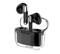 Traducteur de langue, écouteurs Bluetooth multifonctionnels, support 144 langues, dispositif de traduction vocale instantanée, avec application, étui transparent, noir