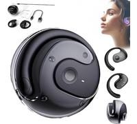 Traducteur de Langue HY-T26 Pro, traducteur de Casque HY T26 Pro, Prend en Charge Plus de 75 Langues différentes, équipé d'une Application AI, BT 5.4, Son stéréo HiFi, traducteur de Langue(Black)