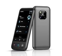 Traducteur de voix AI avec grand écran, 99,9% de précision, prend en charge la traduction hors ligne, la traduction de photos, longue durée de vie de la batterie, batterie rechargeable de 1500 mAh