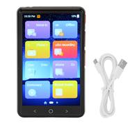 Traducteur intelligent 4 pouces écran IPS hors ligne WiFi Mode MP3 2 voies 135 langues traduction de photos vocales pour l'apprentissage des voyages noir