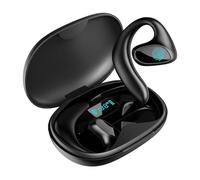 Traducteur Qinux Talkbuds, Ecouteurs Talk Buds Sans Connexion Internet, Écouteurs Bluetooth Avec Traduction En Temps Réel Dans 144 Langues, Mode Musique Et Appel, Portables Et Rechargeables (Noir2.0)