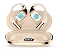 Traducteur Vocal Instantané, 2025 Nouveau 2 en 1 écouteur Traducteur Instantané, 144 Langues Traducteur Vocal Instantané Sans Connexion, 5.3 Traducteur Bluetooth Casque (Blanc cassé)