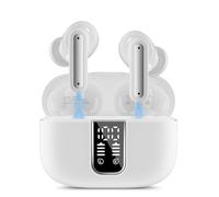 Traducteur Vocal Instantané -AI Écouteur Traducteur Instantané,Prend en Charge 144 Langues et 6 Modes de Traduction,48h Autonomie,Bluetooth 5.4 Ecouteur Traducteur Temps Réel, pour Avion/Réunion-Blanc