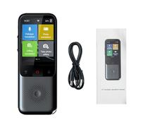 Traducteur Vocal Instantané sans Connexion, Appareil Portable Multilingue 138 Langues en Ligne, 17 Langues Hors Ligne - Traduction Vocale Rapide, Photos Multilingues, Batterie