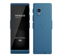 Traducteur vocal instantané Vasco V4 | 108 langues | Internet gratuit à vie pour les traductions dans près de 200 pays | Le traducteur le plus récent du marché | Cobalt Blue