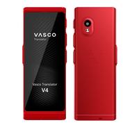 Traducteur vocal instantané Vasco V4 | 112 langues | Internet à vie pour les traductions | Garantie 2 ans | Couleur Ruby Red