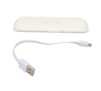 Traducteur Vocal Intelligent AI 144 Langues 2 Voies instantanées intégrées en 800mAh Dispositif de Traduction Portable de Batterie pour l'apprentissage du Travail de Voyage (Blanc)